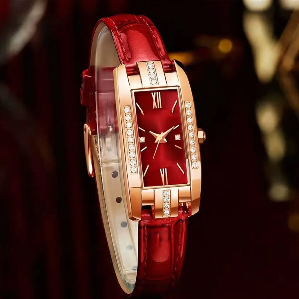 Classic Retro Women’s Square Quartz Watch