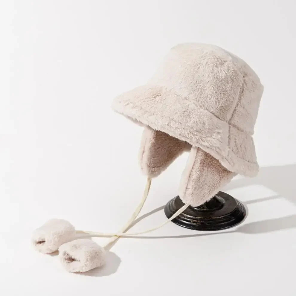 Evelina Fur Bucket Hat