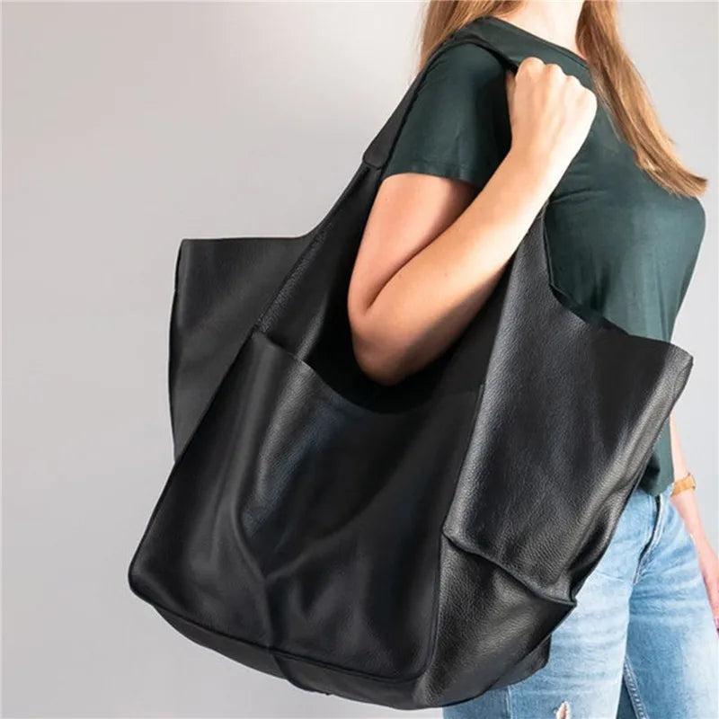 Genuine Leather Tote Bag