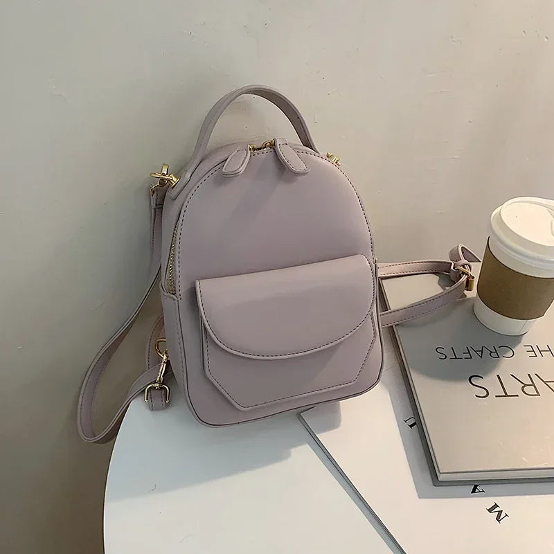 Pastel Fashion Mini Backpack for Women